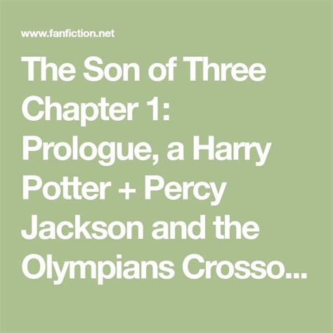 harry potter is the son of hermes fanfiction|The Son of Three Chapter 1: Prologue, a Harry Potter .